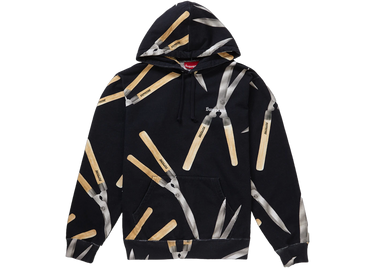 Supreme Shears Hooded Sweatshirt Black