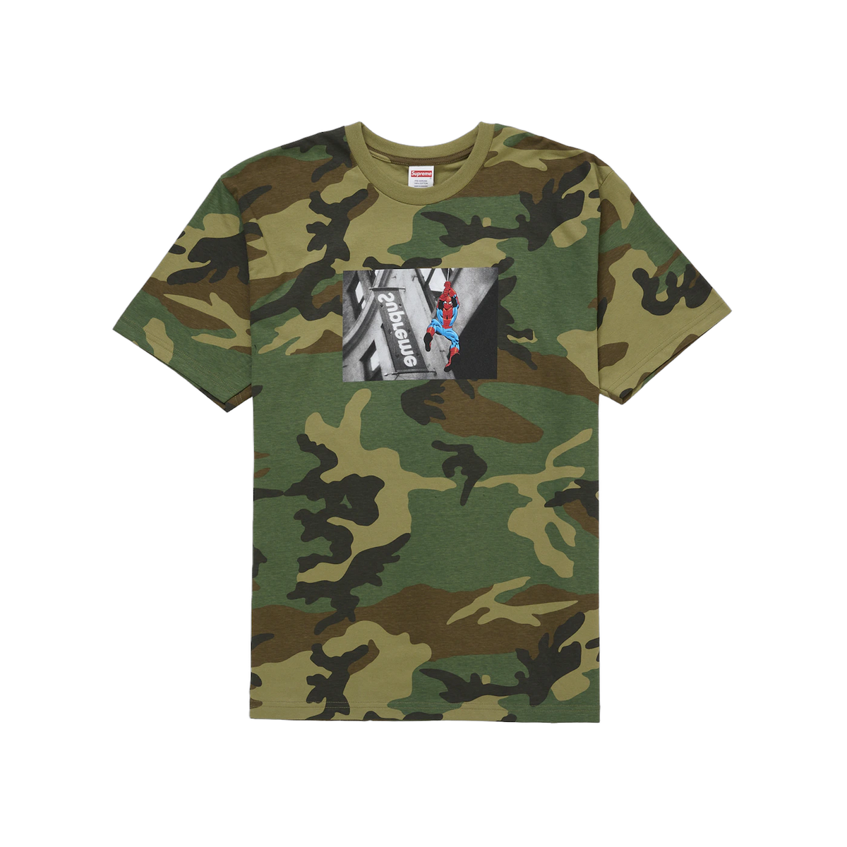 Supreme Spider-Man T-Shirt Woodland Camo