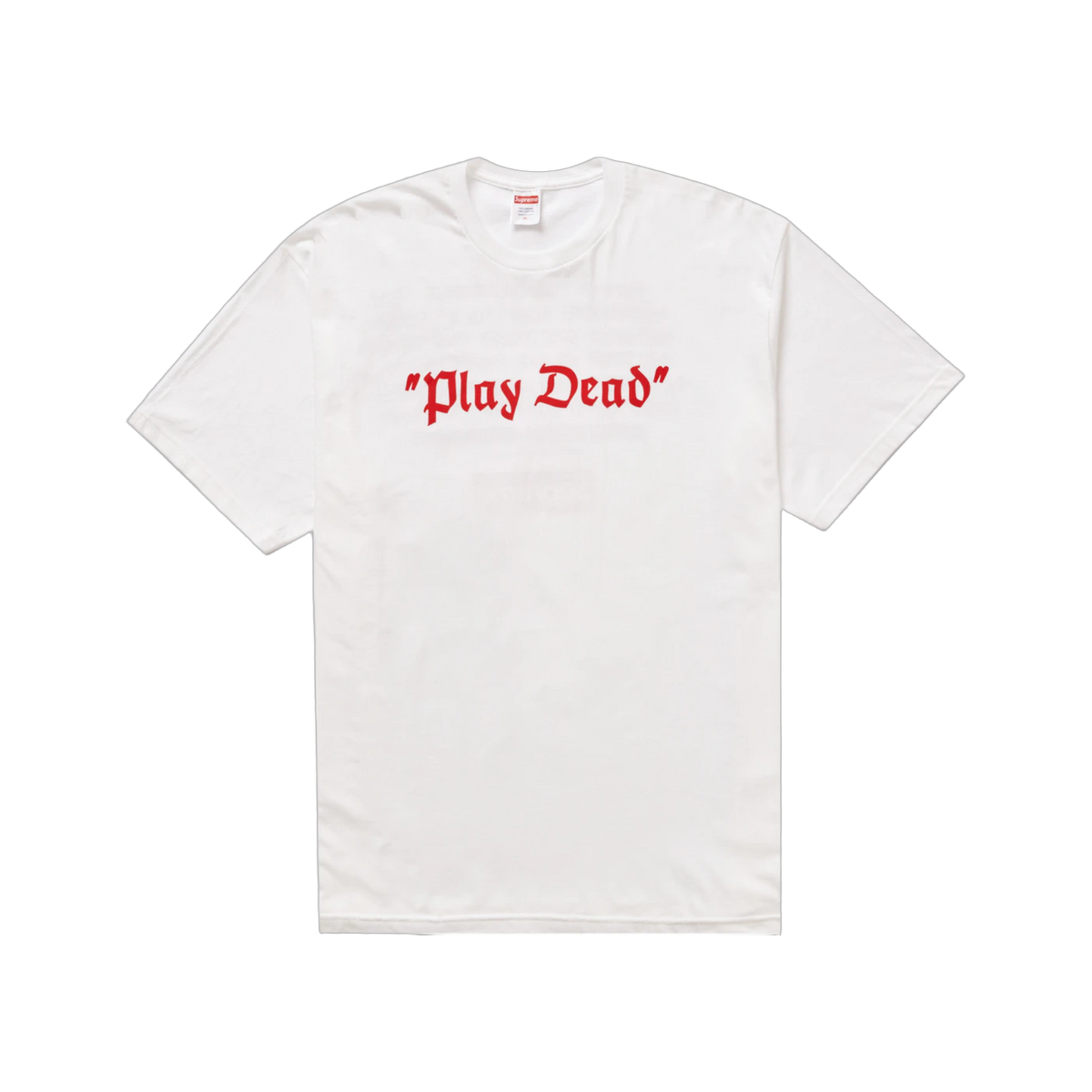 Supreme “Play Dead” T-Shirt White