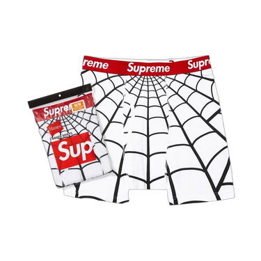 Supreme x Hanes Spider-Man Boxer Briefs (2 Pack) White