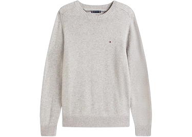 Tommy Hilfiger Lambswool Crewneck Sweater Gray