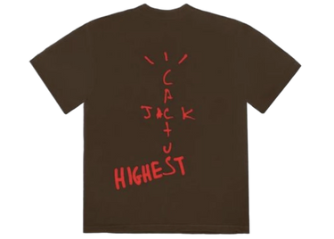 Travis Scott Air Jordan Cactus Jack Highest T Shirt Brown