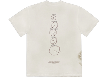 Travis Scott CJ x Audemars Piguet Time Zones T-Shirt White