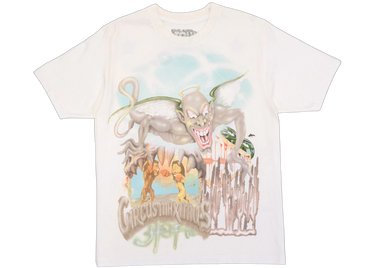 Travis Scott Utopia Circus Maximus 2023 Tour III T-Shirt White