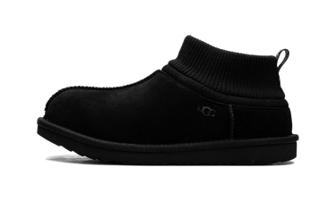 UGG Classic Ultra Stretch Cuff Slipper Black (Kids)