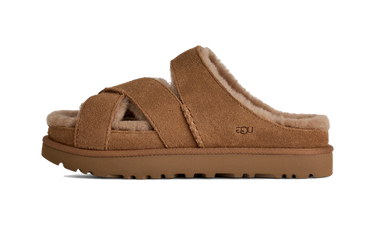 UGG Greenport Cross Strap Slide Chestnut