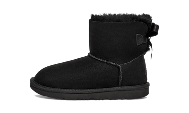 UGG Mini Bailey Bow II Boot Black (Kids)