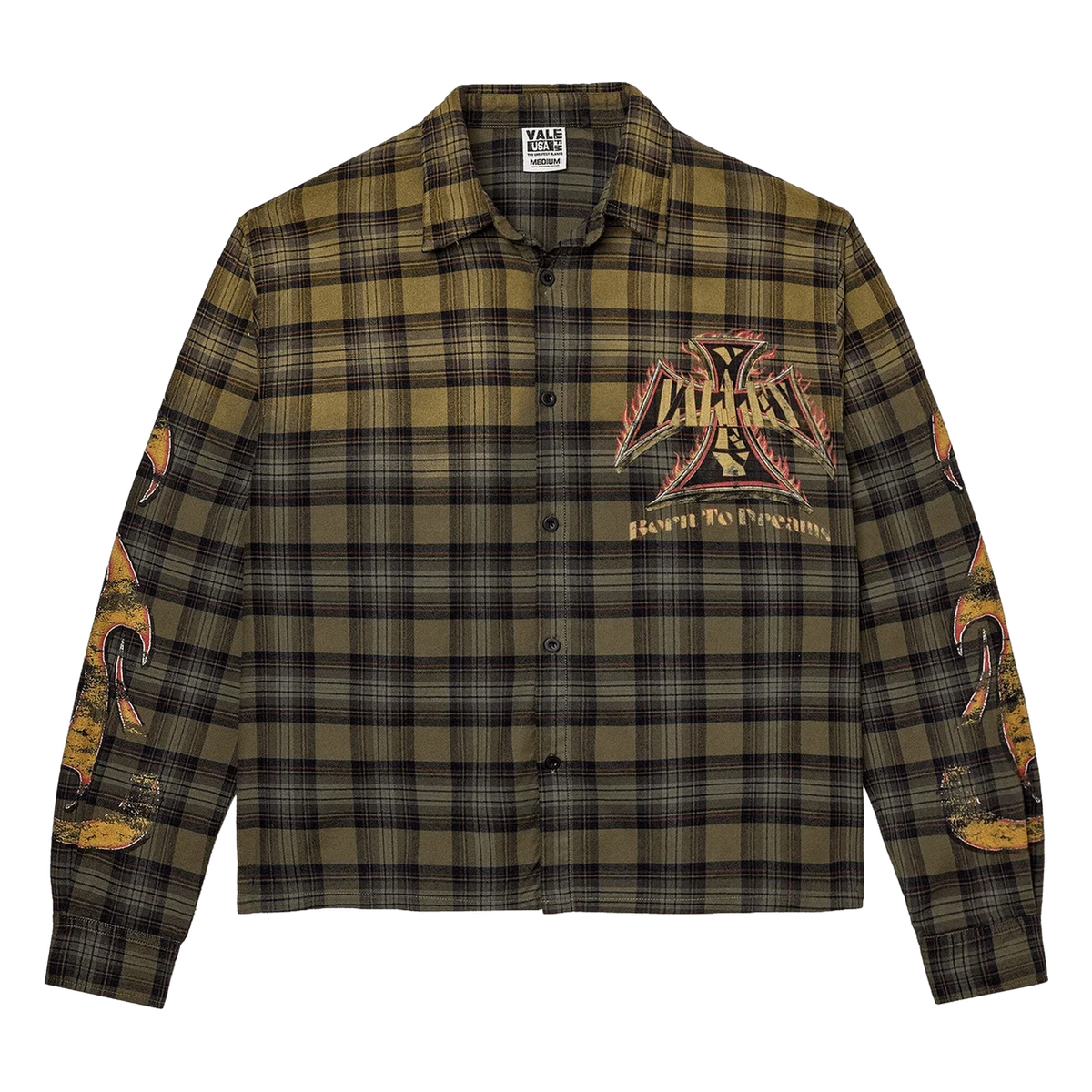 Vale Forever Reborn Flannel Green