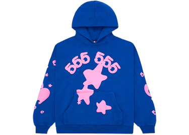 Sp5der Beluga Hoodie Blue - sp5der-beluga-hoodie-blue - View 1 | Next Step