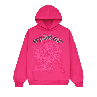 Sp5der Legacy Hoodie 'Pink/Black' - MS01SS001W2PB - View 1 | Next Step