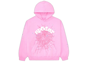 Sp5der OG Web Hoodie Pink - sp5der-og-web-hoodie-pink - View 1 | Next Step
