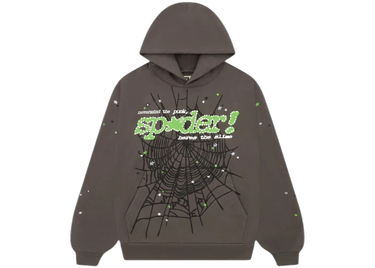 Sp5der Punk V2 Hoodie Slate Grey - sp5der-punk-v2-hoodie-slate-grey - View 1 | Next Step