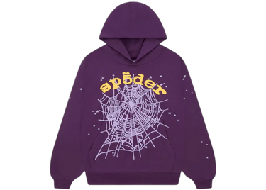 Sp5der Star OG Web V2 Hoodie Purple - sp5der-star-og-web-v2-hoodie-purple - View 1 | Next Step