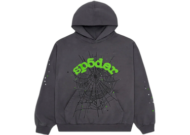 Sp5der Wait Web Hoodie Slate Grey - sp5der-wait-web-hoodie-slate-grey - View 1 | Next Step