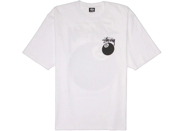 Stussy 8 Ball Tee White - 1904760-WHT/1905103-WHT - View 1 | Next Step