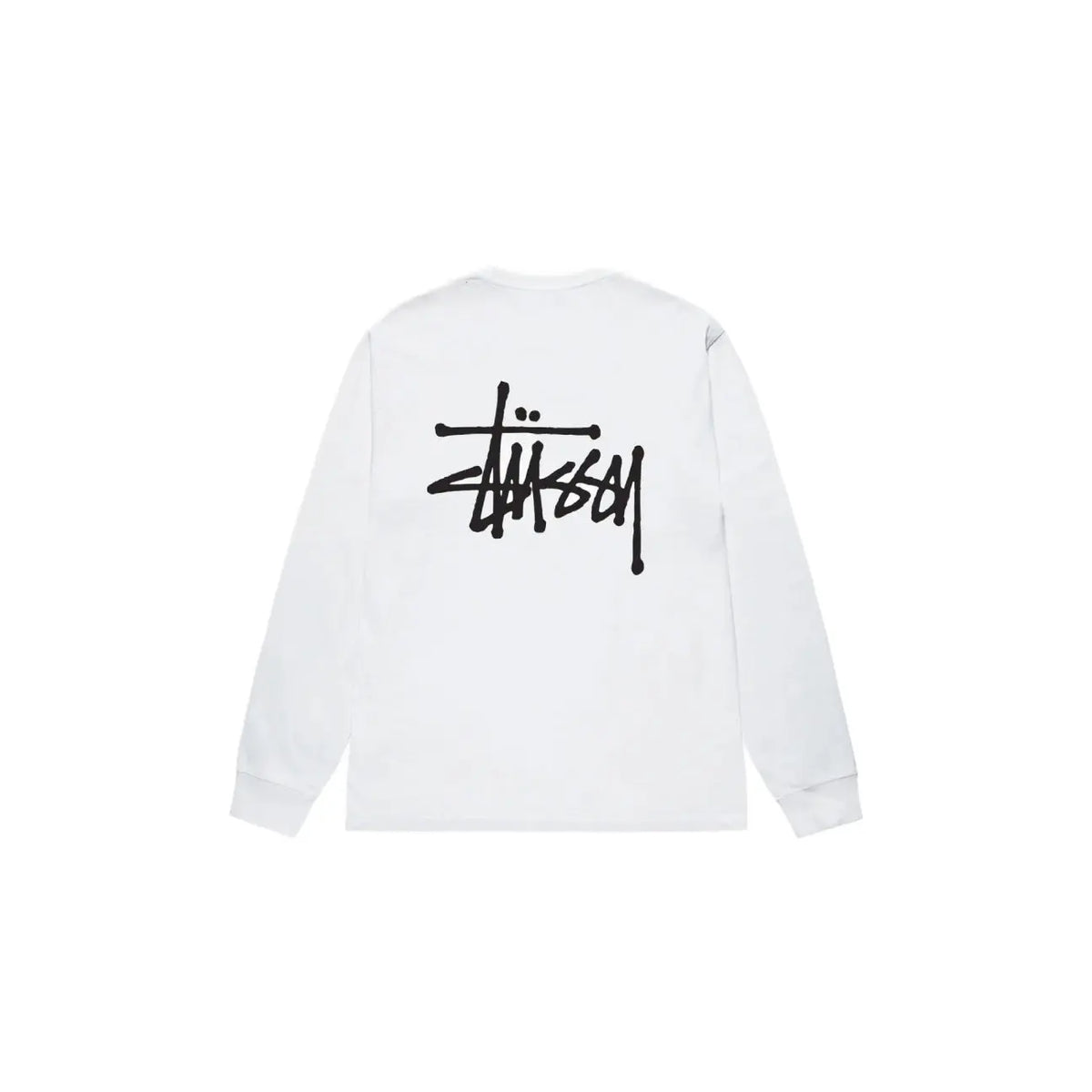 Stussy Basic L/S Tee White