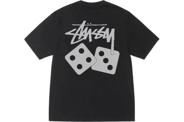 Stussy Dice Pigment Dyed Tee SS25 Black | Next Step