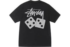Stussy Dice Pigment Dyed Tee SS25 Black