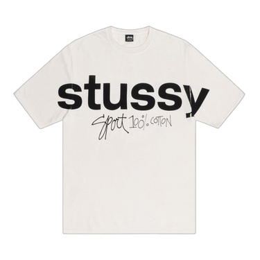 Stussy Sport 100% Pigment Dyed T-Shirt Natural - 1904914-NATU - View 1 | Next Step