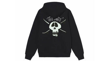 Stussy Surf Skate Skull Hoodie Black - FW21 - View 1 | Next Step
