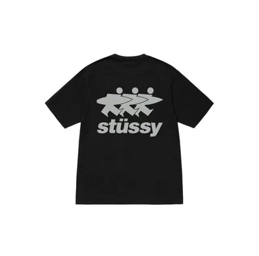 Stussy Surfwalk Pigment Dyed Tee SS24 Black | Next Step