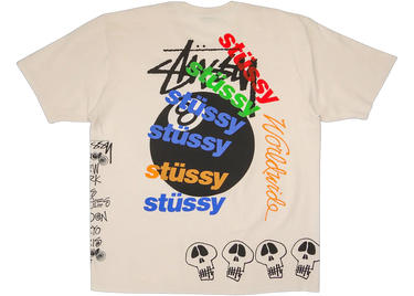 Stussy Test Strike Pigment Dyed Tee Natural - 1904915-NATL - View 1 | Next Step