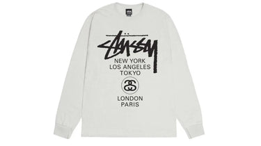 Stussy World Tour L/S Tee Fog | Next Step