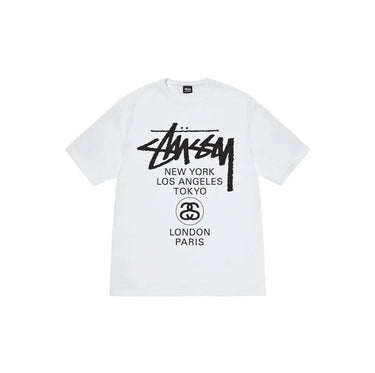 Stussy World Tour T-shirt White - SS21 - View 1 | Next Step