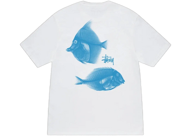 Stussy X-Ray Fishin Tee White - 1905083-1201 - View 1 | Next Step