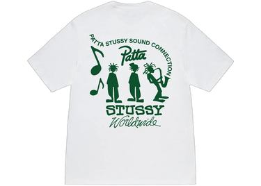 Stussy x Patta Sound Connection Tee White - stussy-x-patta-sound-connection-tee-white - View 1 | Next Step