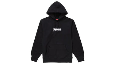 Supreme Bandana Box Logo Hooded Sweatshirt Black - FW19 - View 1 | Next Step
