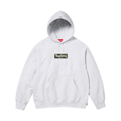 Supreme Box Logo Hooded Sweatshirt (FW23) - Ash Grey