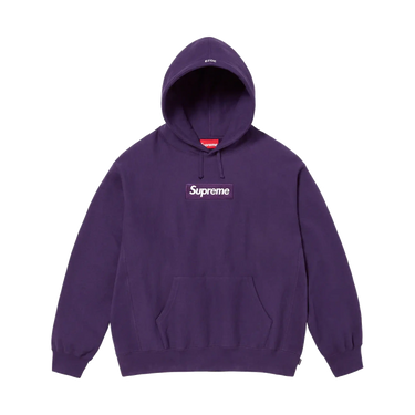 Supreme Box Logo Hooded Sweatshirt (FW23) - Dark Purple - FW23 - View 1 | Next Step