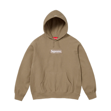 Supreme Box Logo Hooded Sweatshirt (FW23) - Dark Sand - FW23 - View 1 | Next Step