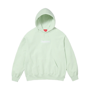 Supreme Box Logo Hooded Sweatshirt (FW23) - Light Green - FW23 - View 1 | Next Step
