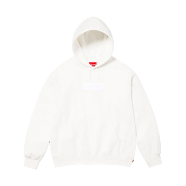 Supreme Box Logo Hooded Sweatshirt (FW23) - White - FW23 - View 1 | Next Step