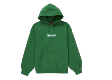 Supreme Box Logo Hooded Sweatshirt (FW24) Green - supreme-box-logo-hooded-sweatshirt-fw24-green - View 1 | Next Step