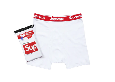 Supreme Hanes Boxer Briefs White (4 Pack) - supreme-hanes-boxer-briefs-white - View 1 | Next Step