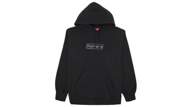 Supreme KAWS Chalk Logo Hooded Sweatshirt Black | Next Step