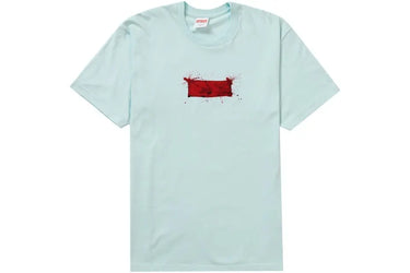 Supreme Ralph Steadman Box Logo Tee - Pale Blue - SS22 - View 1 | Next Step