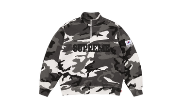 Supreme Shop Flag Half Zip Pullover Snow Camo Seoul - SS26SW65-SNOW-CAMO-SEOUL - View 1 | Next Step