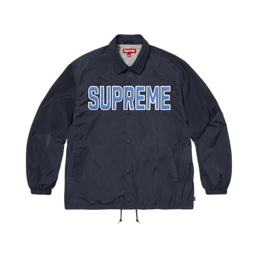 Supreme Spellout Coaches Jacket Navy - SS26J106-NAVY - View 1 | Next Step