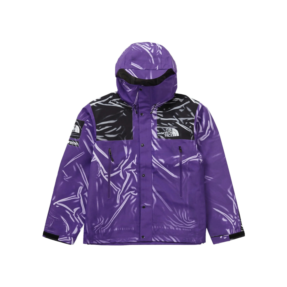 Supreme The North Face Printed Taped Seam Shell Trompe Loeil Jacket - Purple