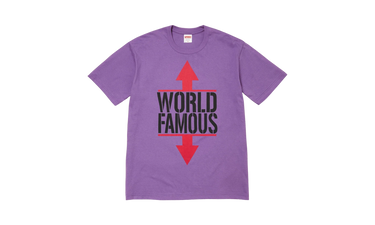 Supreme World Famous T-Shirt Purple - SS26T31-PURPLE - View 1 | Next Step