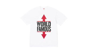 Supreme World Famous T-Shirt White - SS26T31-WHITE - View 1 | Next Step