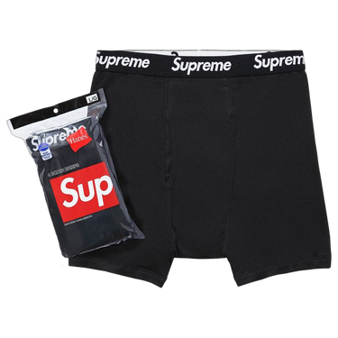 Supreme x Hanes Boxer Briefs (4 Pack) Black - 99HAA36-BLACK - View 1 | Next Step