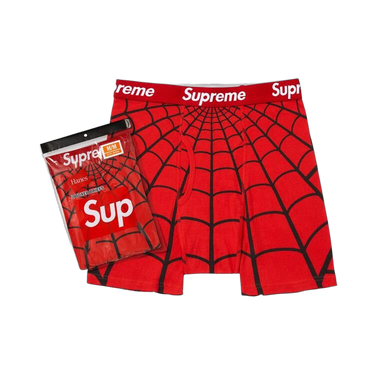 Supreme x Hanes Spider-Man Boxer Briefs (2 Pack) Red - SS26A66-RED - View 1 | Next Step