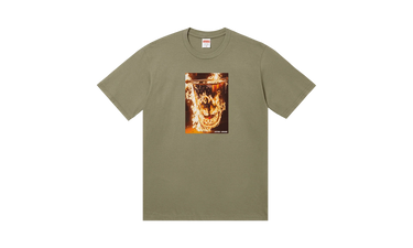 Supreme x Spitfire Flag T-Shirt Light Olive - SS26T63-LIGHT-OLIVE - View 1 | Next Step