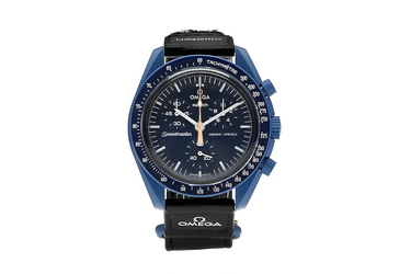 Swatch x Omega Bioceramic Moonswatch Mission to Neptune Moonshine - SO33N101-108 - View 1 | Next Step