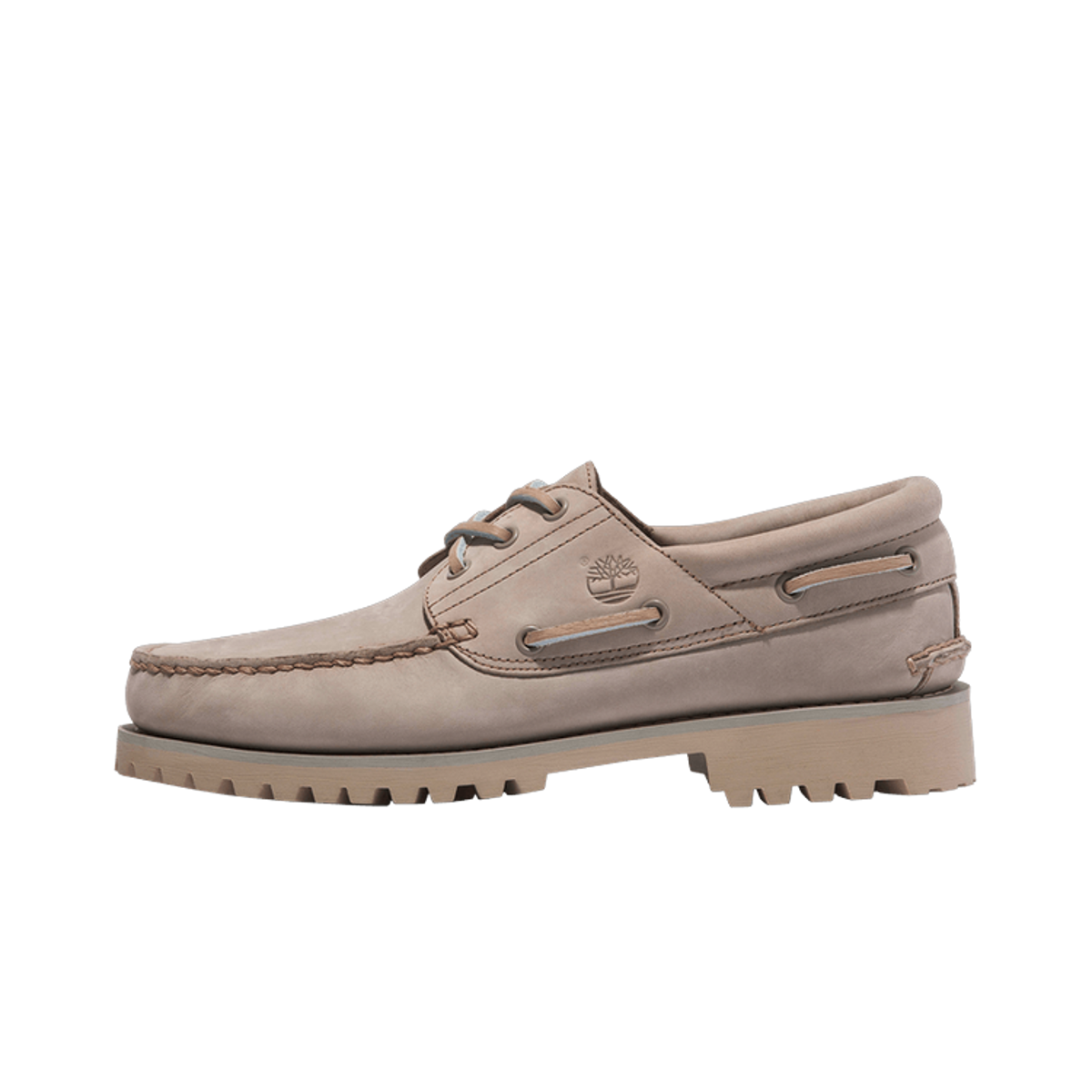 Timberland 3-Eye Lug Handsewn Boat Shoe Taupe
